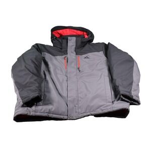 Gerry Jacket Mens 2XL Gray Hooded Insulated Ski Parka Winter Outdoor Warm Coat